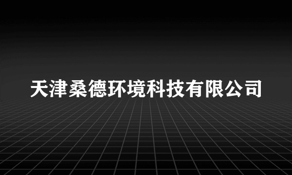 天津桑德环境科技有限公司