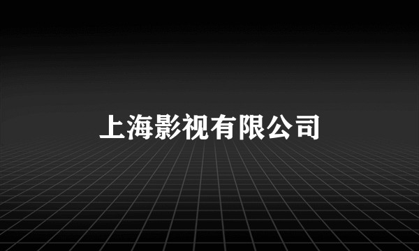 上海影视有限公司
