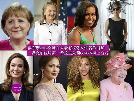 福布斯女性权势榜