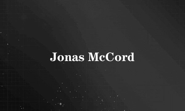 Jonas McCord