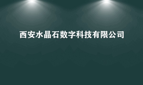 西安水晶石数字科技有限公司