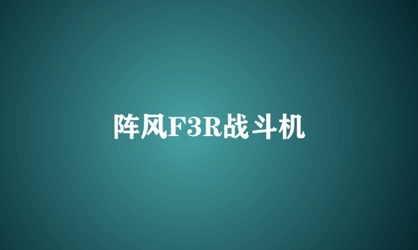 阵风F3R战斗机
