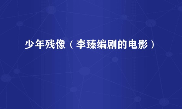少年残像（李臻编剧的电影）