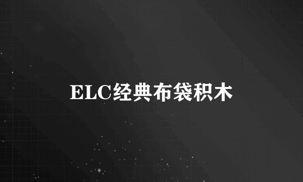 ELC经典布袋积木