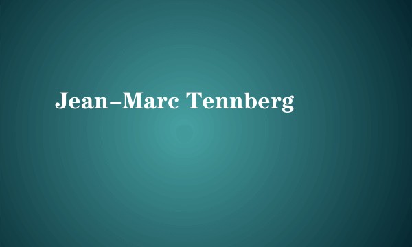 Jean-Marc Tennberg
