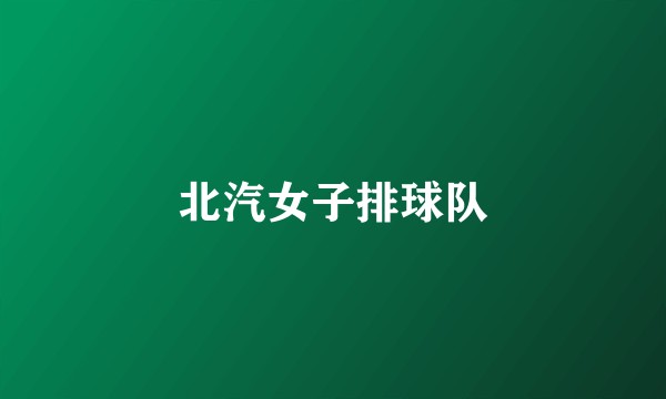 北汽女子排球队