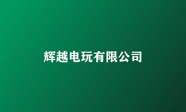 辉越电玩有限公司