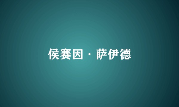 侯赛因·萨伊德