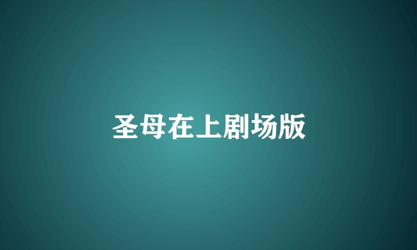 圣母在上剧场版