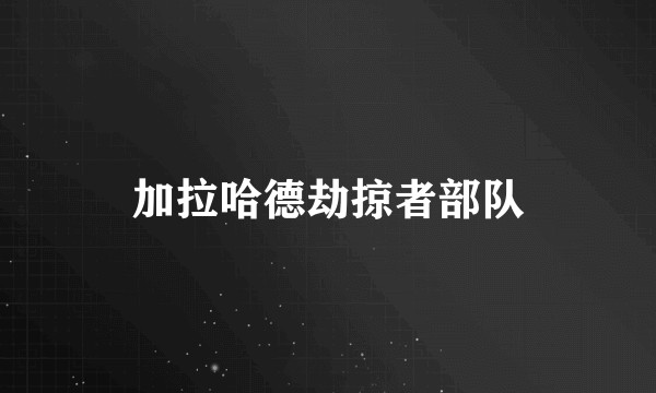 加拉哈德劫掠者部队