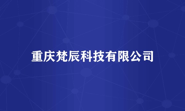 重庆梵辰科技有限公司