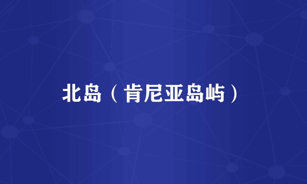 北岛（肯尼亚岛屿）