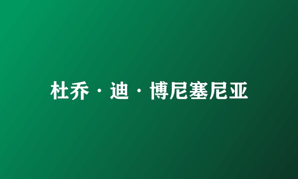 杜乔·迪·博尼塞尼亚