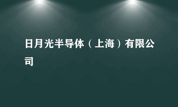 日月光半导体(上海)有限公司