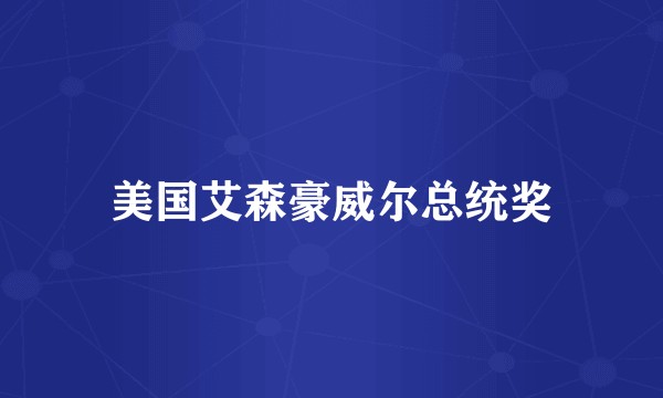 美国艾森豪威尔总统奖