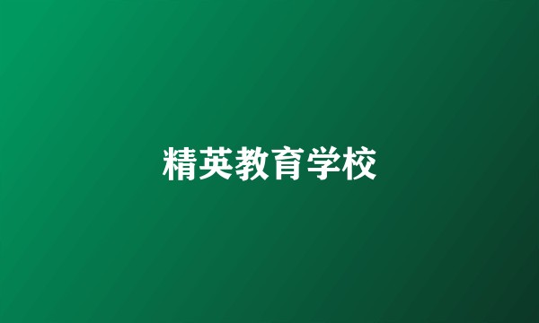 精英教育学校