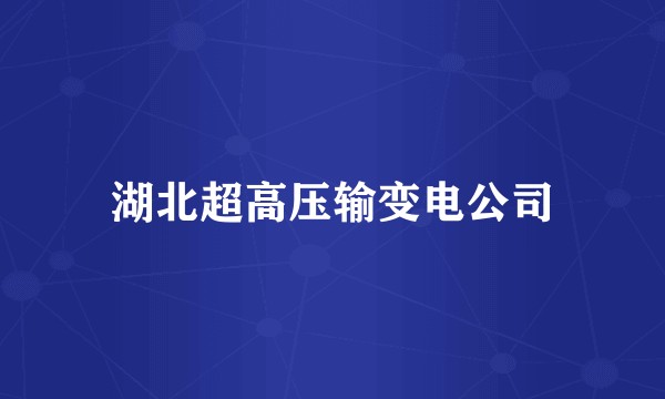 湖北超高压输变电公司