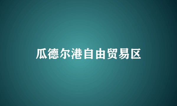瓜德尔港自由贸易区
