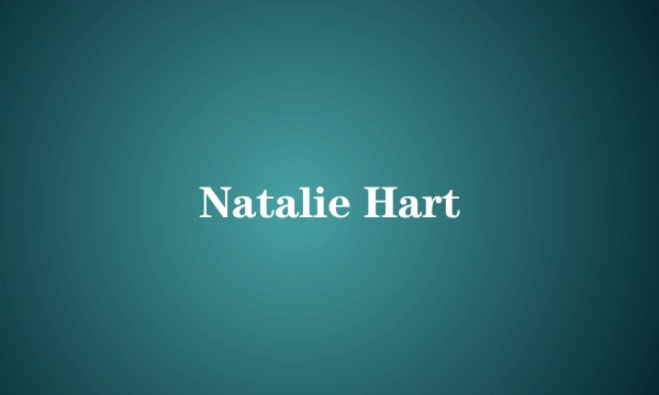 Natalie Hart