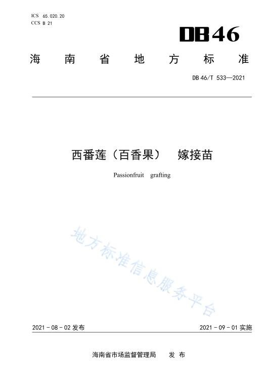 西番莲(百香果)—嫁接苗