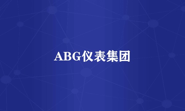 ABG仪表集团