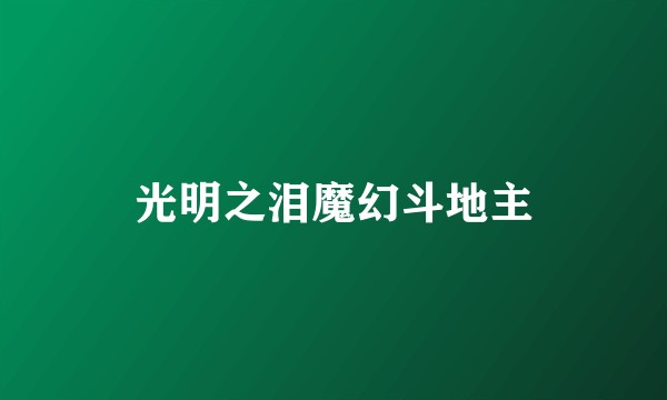 光明之泪魔幻斗地主