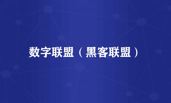 数字联盟（黑客联盟）
