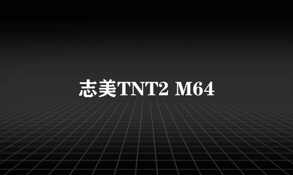 志美TNT2 M64