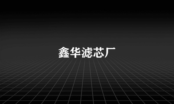 鑫华滤芯厂