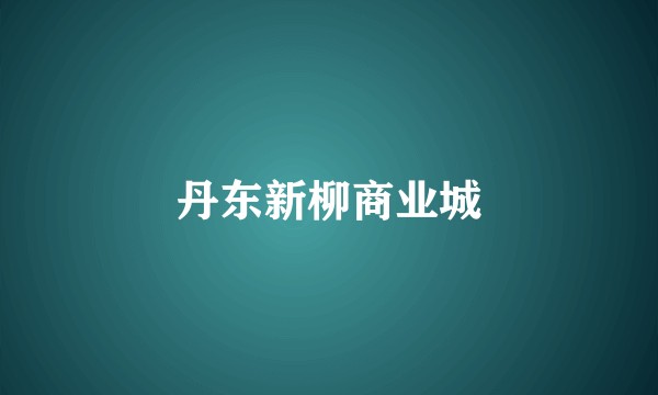 丹东新柳商业城
