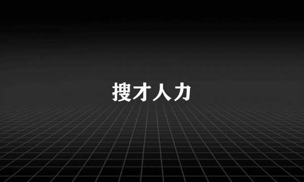 搜才人力