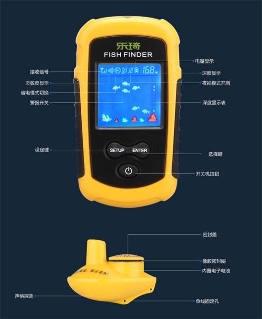 超声波探鱼机