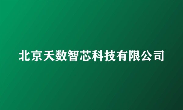 北京天数智芯科技有限公司