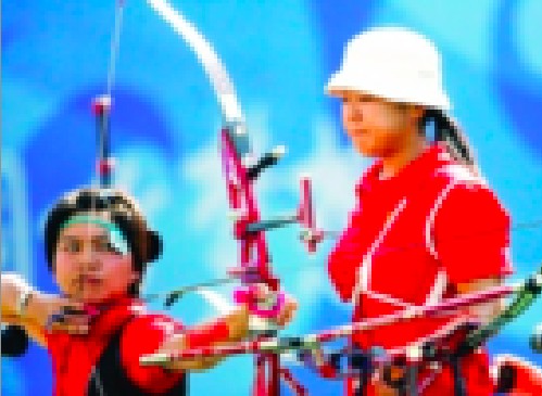 残奥会中国代表团射箭队