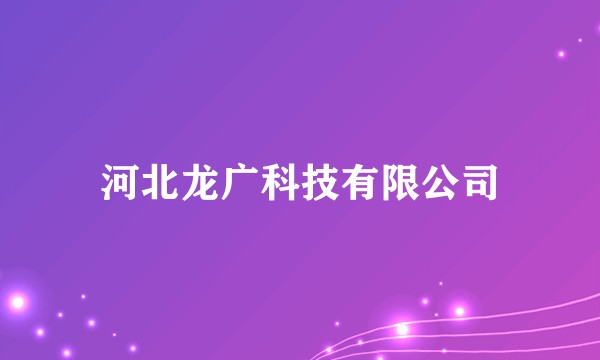 河北龙广科技有限公司