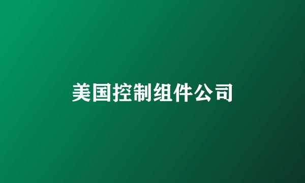 美国控制组件公司