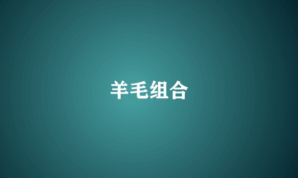 羊毛组合