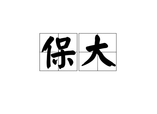 保大（汉语词语）