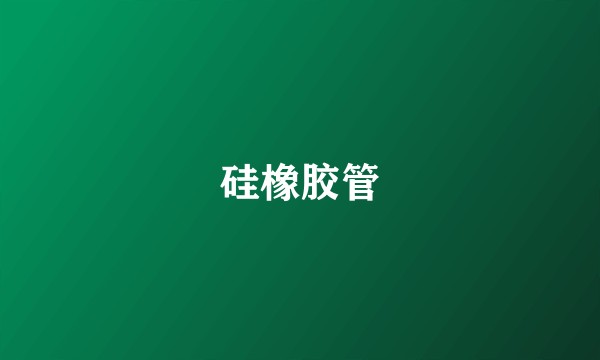 硅橡胶管
