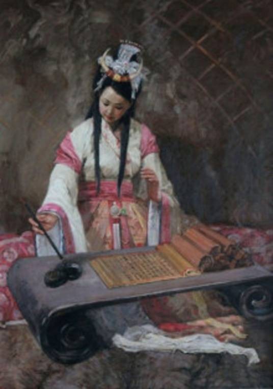 解忧公主（左国顺画作《解忧公主》）