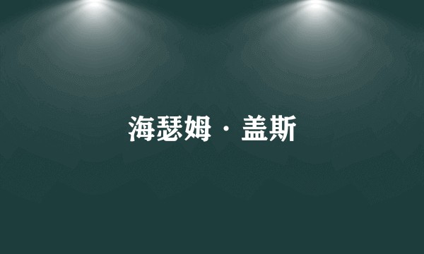 海瑟姆·盖斯