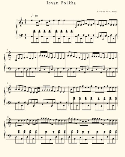 伊娃的波尔卡（芬兰波尔卡舞曲）