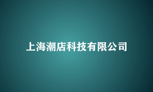 上海潮店科技有限公司