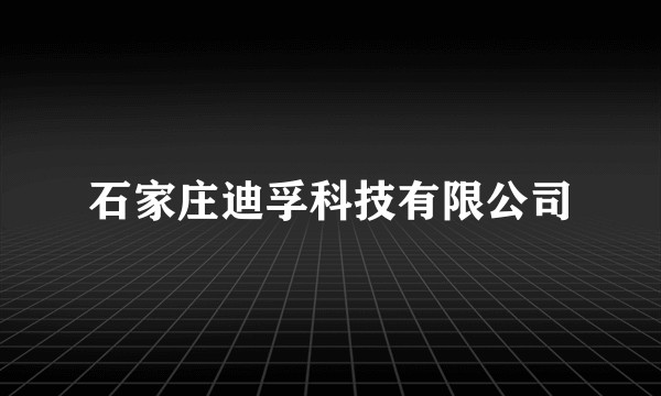 石家庄迪孚科技有限公司