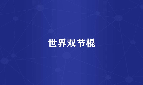 世界双节棍