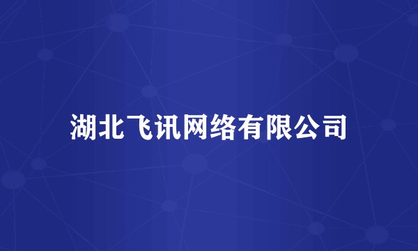 湖北飞讯网络有限公司