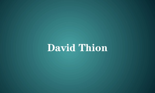 David Thion