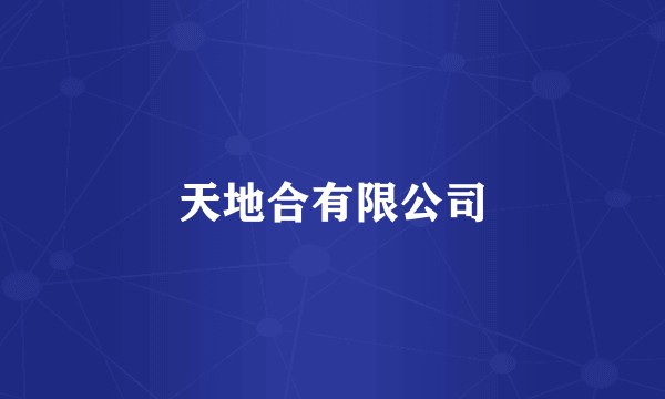 天地合有限公司