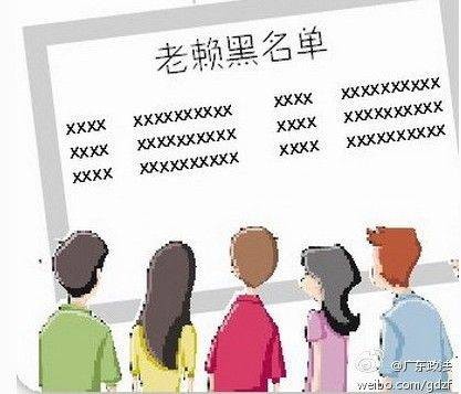 老赖黑名单排行