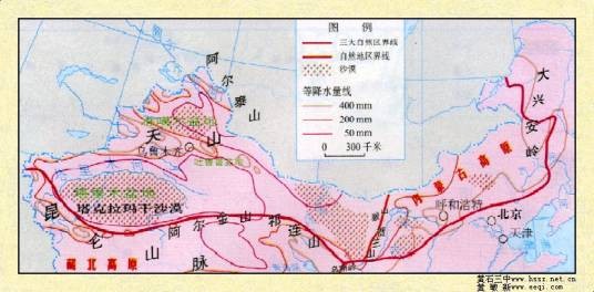 西北干旱半干旱区